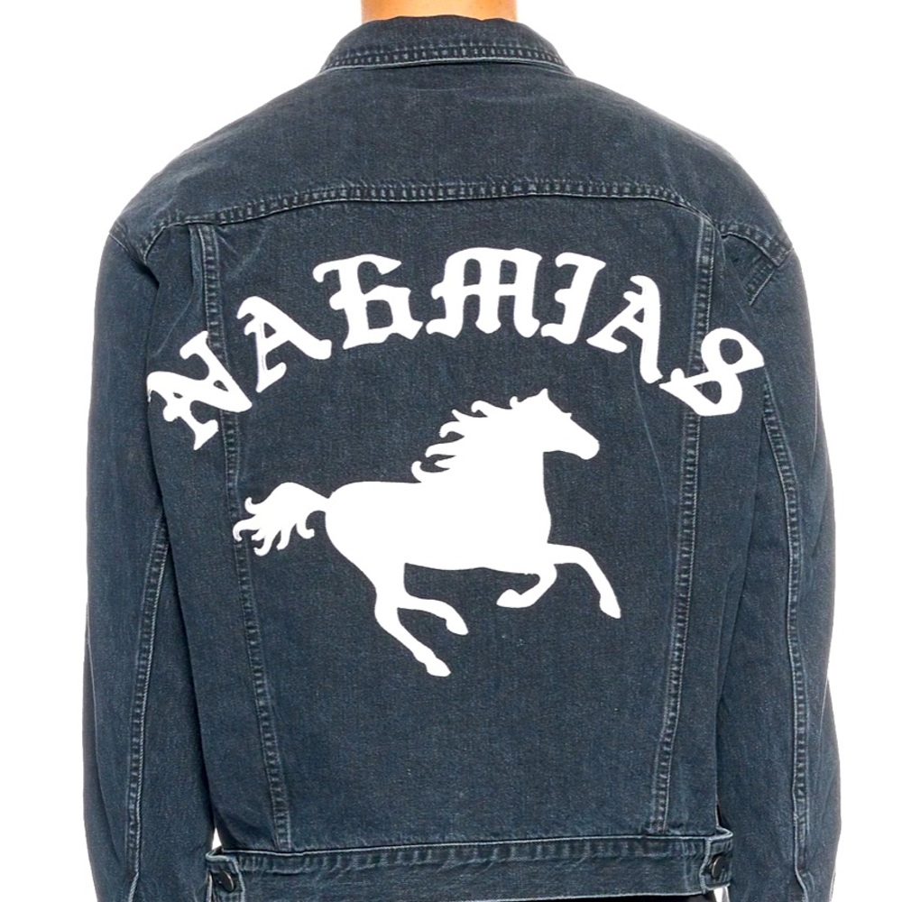 FINAL SALE 🛒💥 NAHMIAS Black Denim Jacket